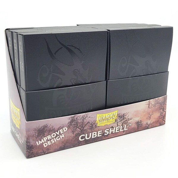 Grizzly Fitness Cube Shell Card Deck Box, Shadow Black - 8 Piece BE3295325 - main